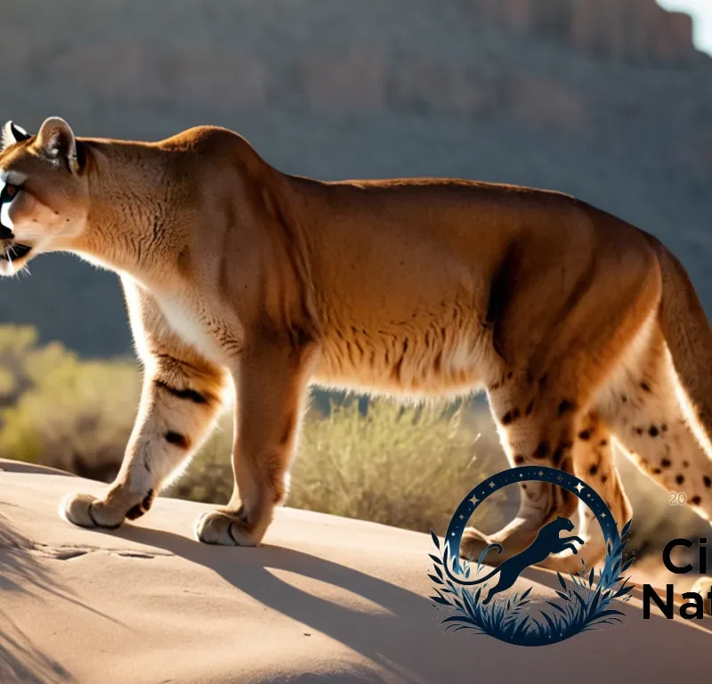 The image should show: A large adult cougar