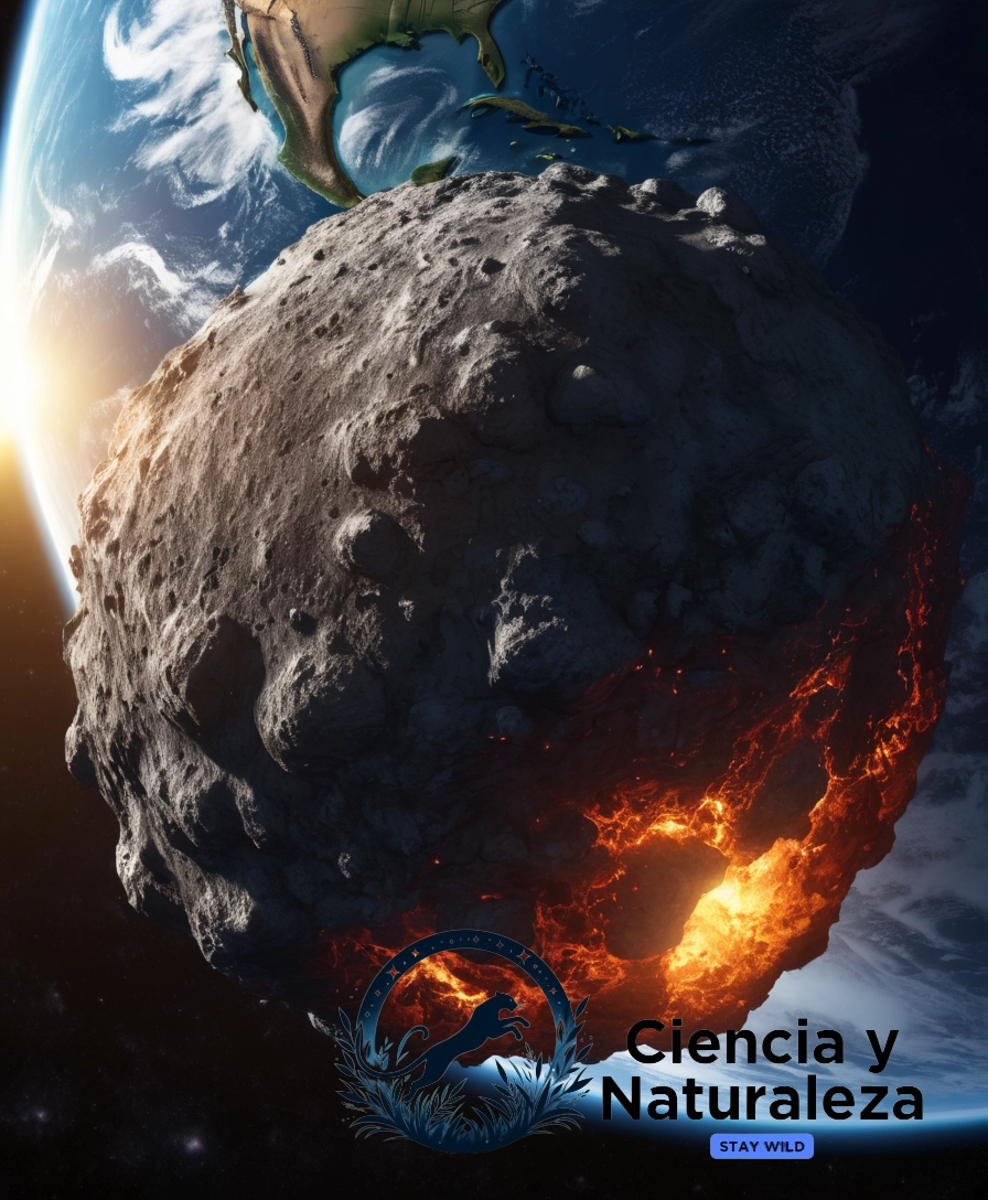 3D Earth model or asteroid impact concept art.
