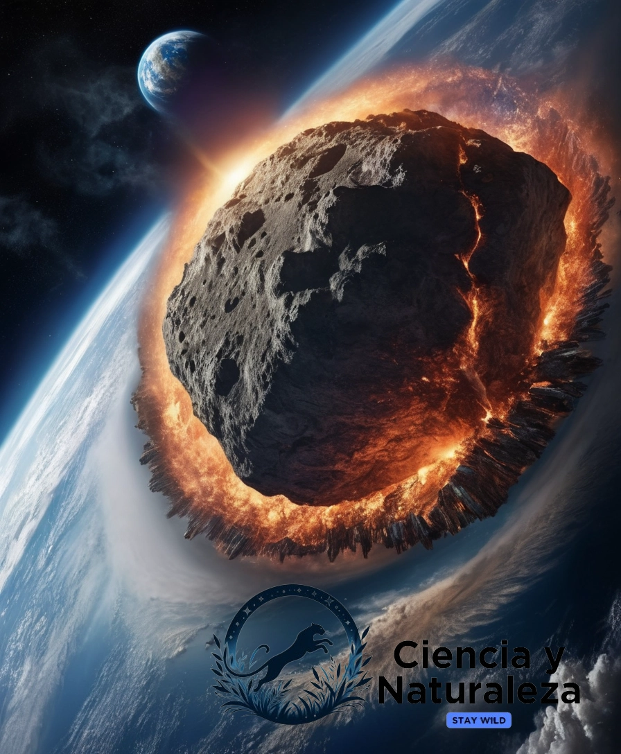 A dramatic depiction of Chicxulub meteorite's impact on Earth.
