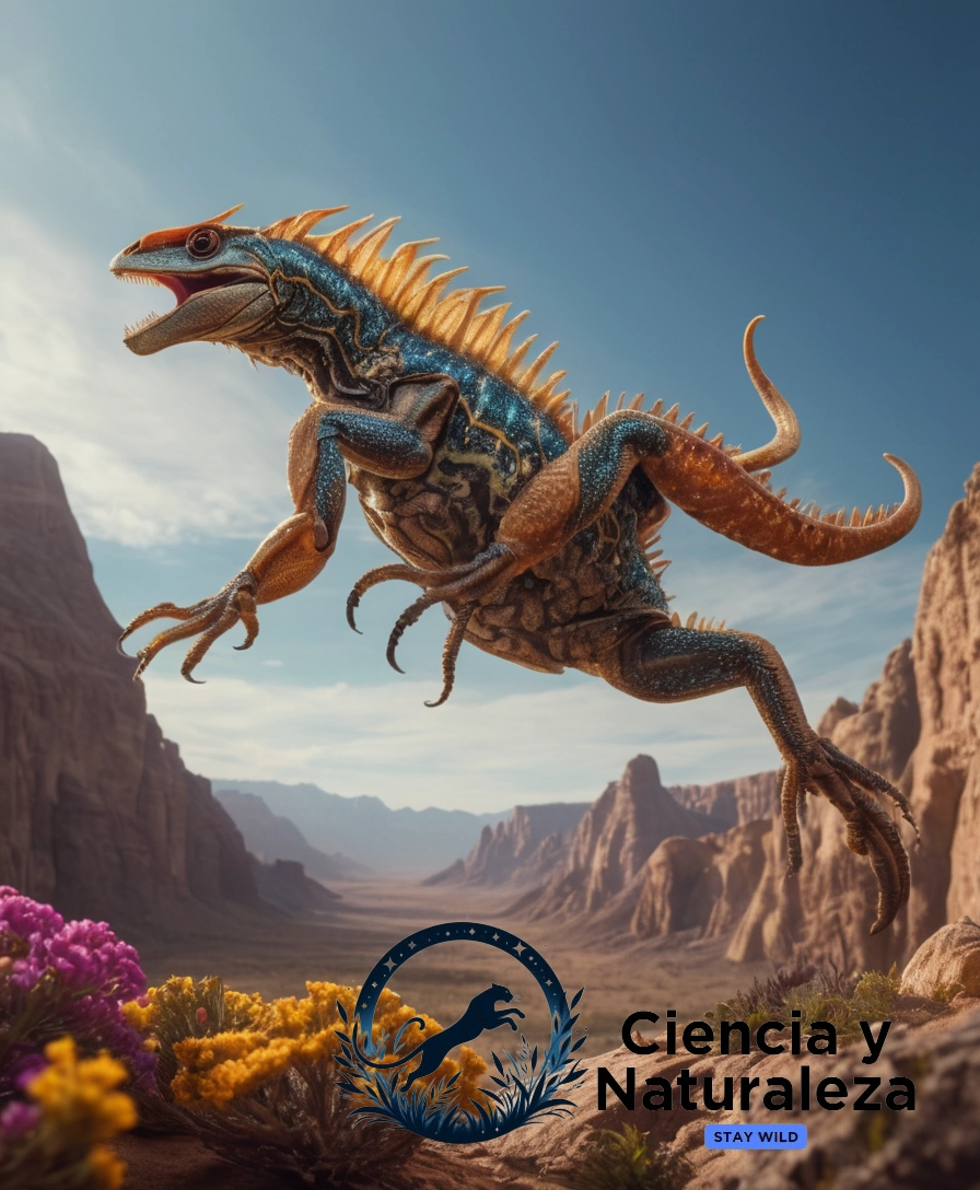 Evolutionary leap concept, symbiotic organisms merging.