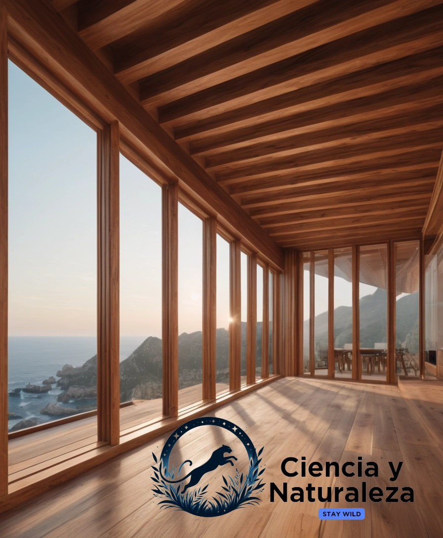 3D transparent wood structures or architectural designs.