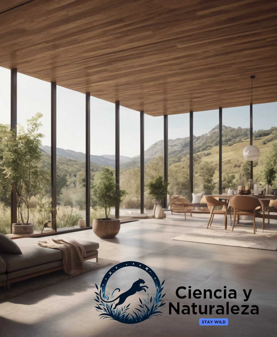 3D architectural models of sustainable buildings.
