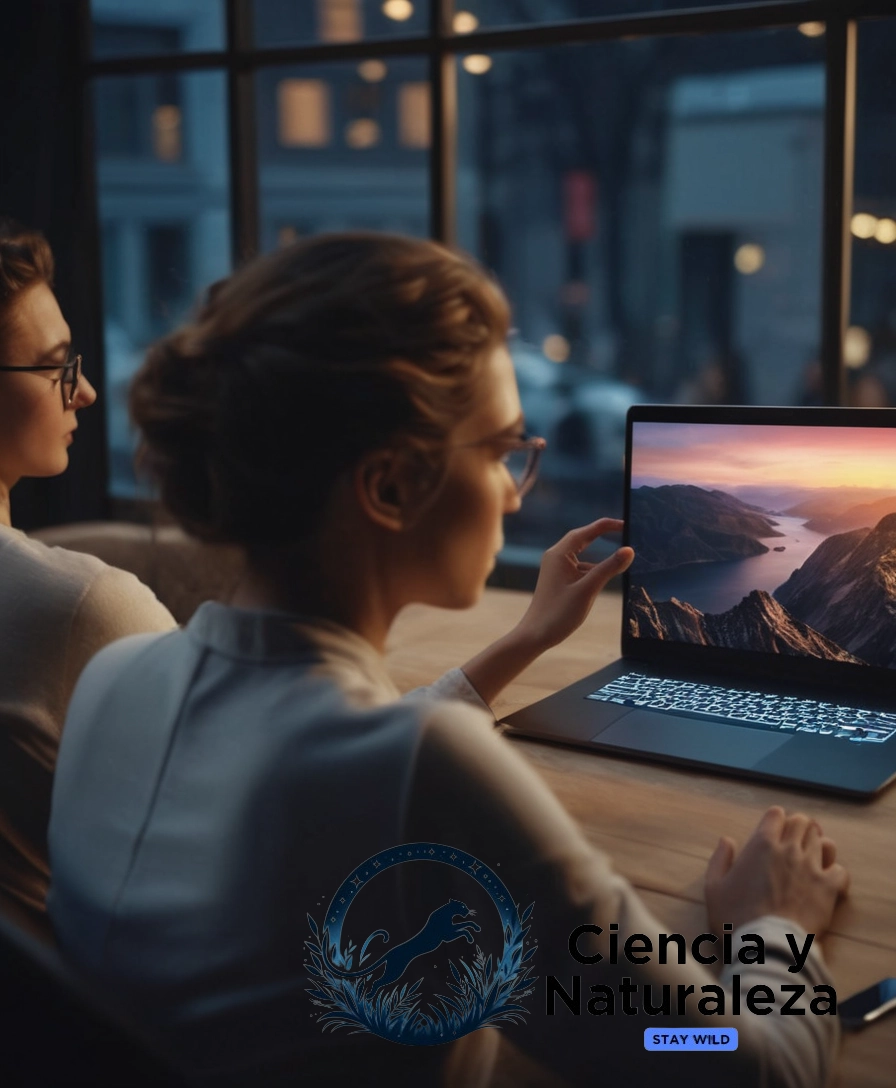 3D mobile devices, computers, and people interacting.