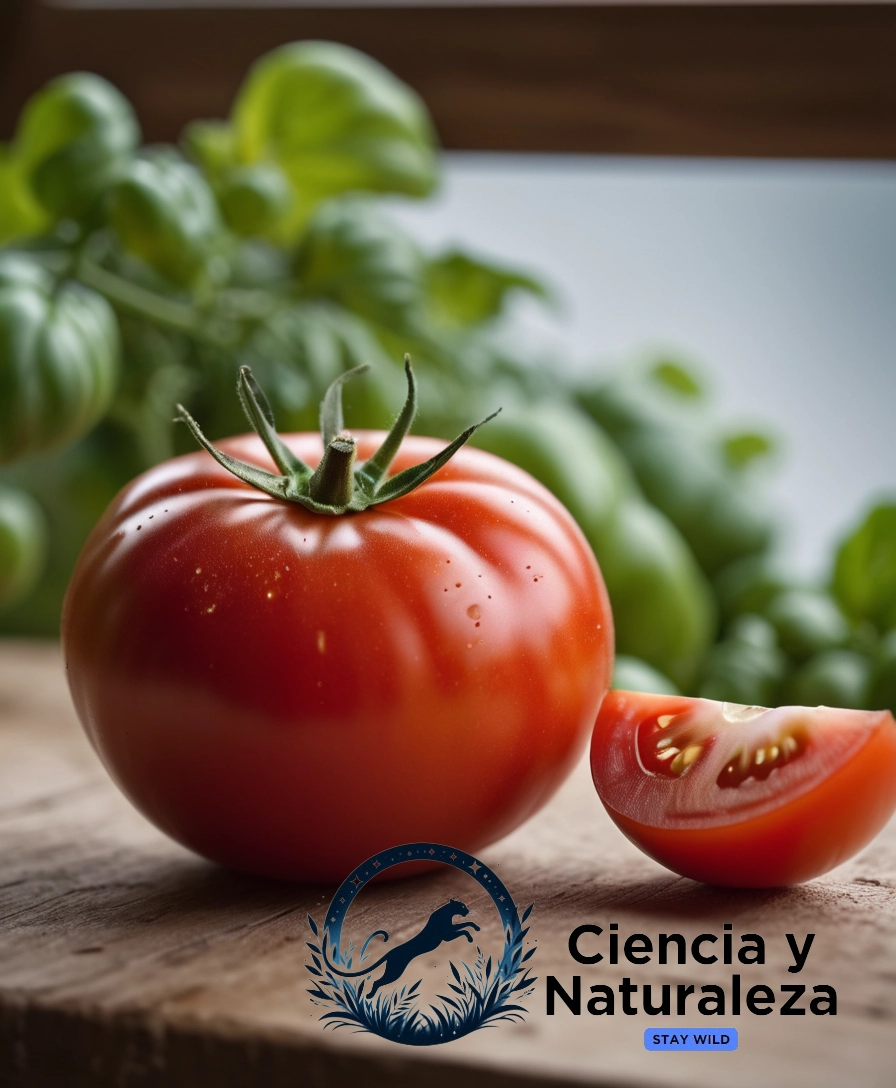 A tomato with a red circle around it.