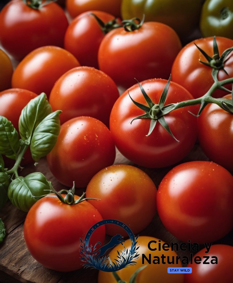 Tomatoes, healthcare elements, and antioxidants.