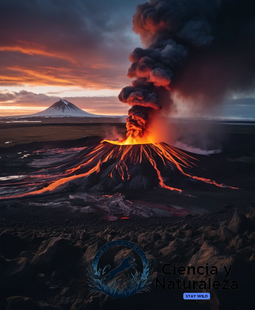 A dramatic photo of Iceland's volcano eruption.