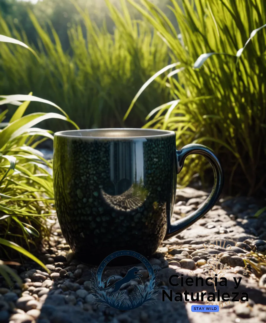 The image should show a close-up of a caimán's mug, with its scaly, mottled skin glistening in the shallow, murky water as it peers out from behind a tangled thicket of aquatic vegetation, sunlight filtering through the leaves to cast ominous shadows on the surrounding terrain.